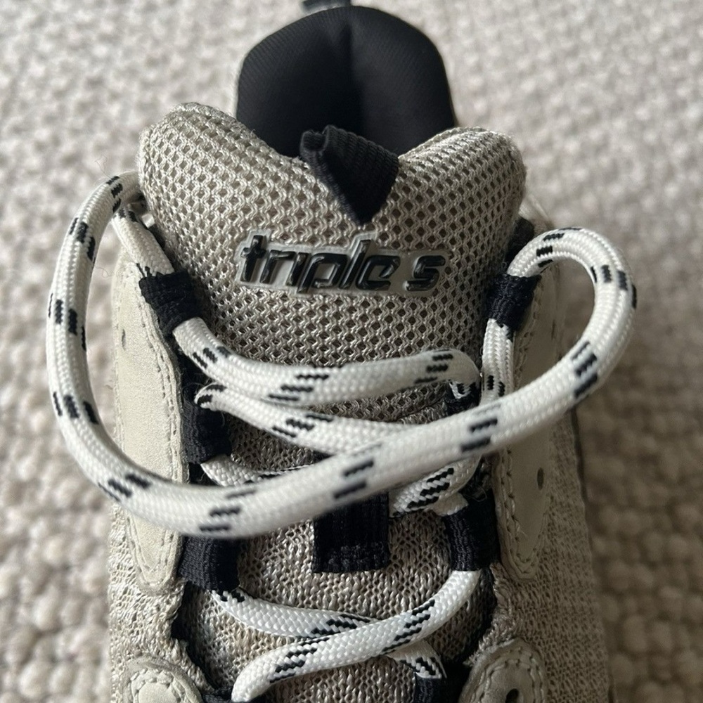 Balenciaga Triple S Neutral Sneakers - Picture 7 of 9
